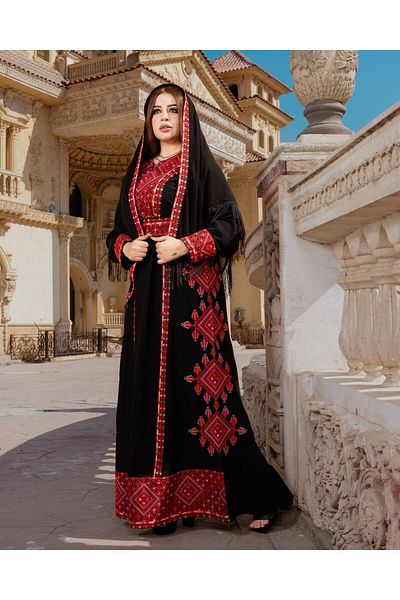 AFandina Royal Jewel Luxury Jalabiya A-324