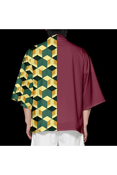 FG KONNİCHİWA Anime Demon Slayer Kimono Kamado Nezuko Cosplay Clothing Kimetsu no Yaiba