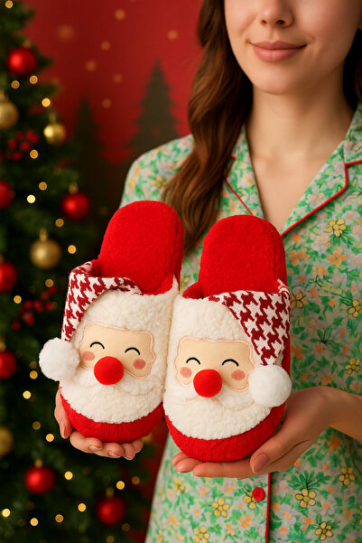 Nmoda Santa Claus New Year Slippers Home Slippers House Slippers Guest Slippers SANTA CLAUS