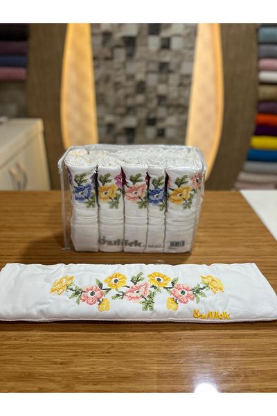 Özdilek Set de 6 prosoape brodate