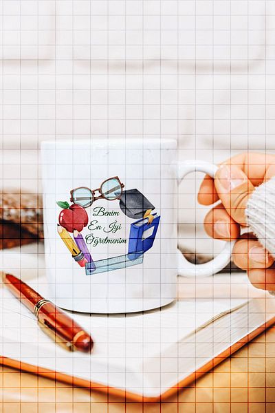 ÇELİKLER HEDİYE My Best Teacher Moto Printed Mug