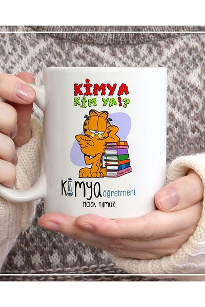 ÇELİKLER HEDİYE Chemistry Kim Ya? Teacher Printed Mug