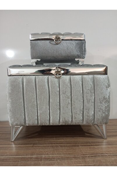 Sonem Çeyiz Sandık Gelin Damat Bohça Nişan Çeyiz Sandığı 2li 0440