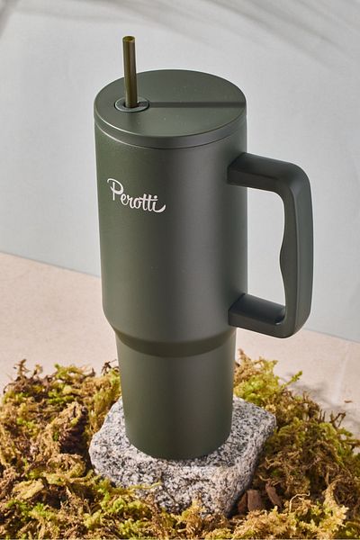 Perotti Colte V2 Stainless Steel Green Thermos Cup 1.2 Lt