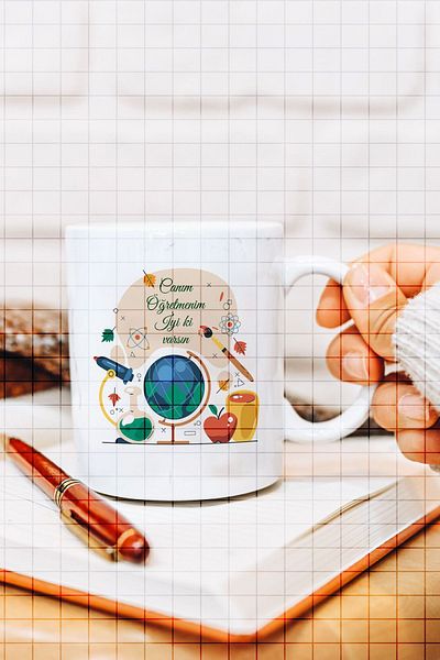 ÇELİKLER HEDİYE Dear Teacher, You Are Good, Printed Mug