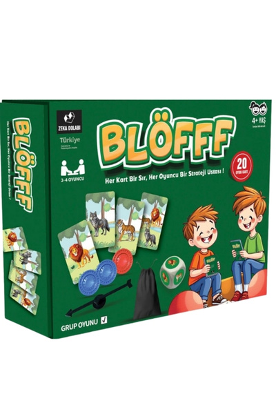 ZEKA DOLABI Blöfff Every Card Is a Secret, Every Player Is a Strategy Master! !