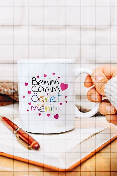ÇELİKLER HEDİYE My Dear Teach Me Printed Mug
