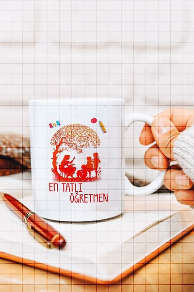 ÇELİKLER HEDİYE Sweetest Teacher November 24 Printed Mug