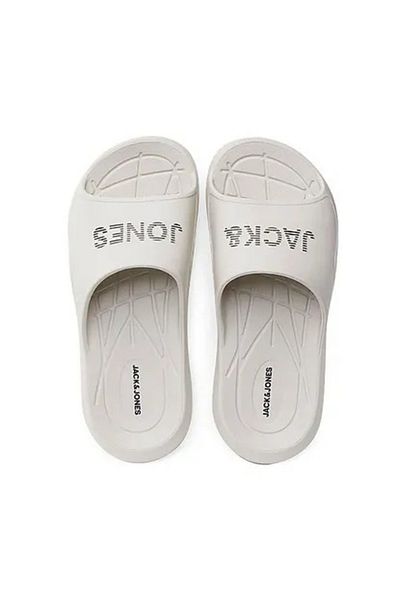 Jack & Jones Ανδρικές παντόφλες Jfwgarrıx Molded Slider 12204005 White Moonbeam