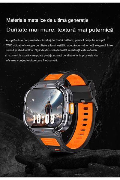 OEM Men's Smartwatch, 2.0" Screen, Bluetooth 5.3, Water-Resistant IP68