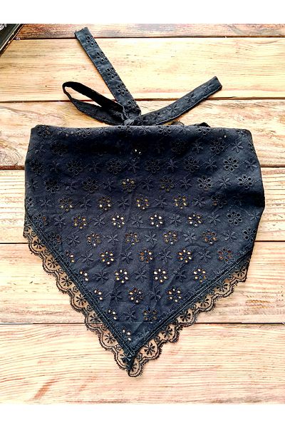 Mufincollection Lace Lace Bandana |   Handmade