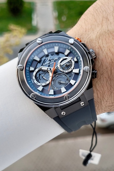 Daniel Klein 46 Mm Füme Renk İç Göstergeleri Aktif Erkek Kol Saati