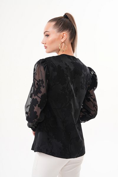 Loom Boutique Γυναικείο υφασμάτινο πουκάμισο μεγάλου μεγέθους με επένδυση G0052