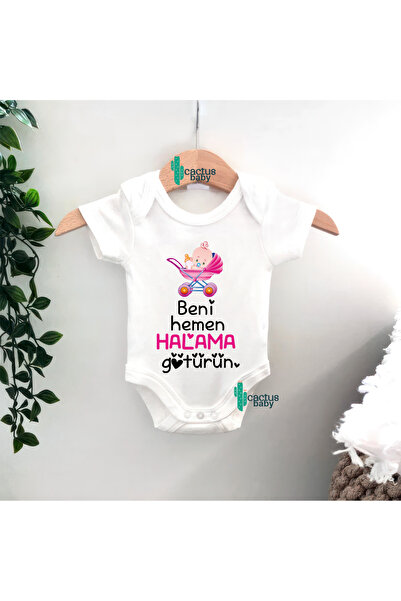 CACTUS COLLECTION Aunt Uncle Dayi Still Written Option Baby Bodysuit 100% Cotton