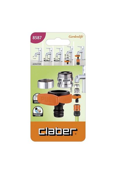 CLABER 3/4 Quick Plug Blisterata - Grip