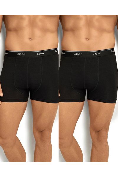 MYS GRUP TEKSTİL Συσκευασία 2 ανδρικών βαμβακερών Lycra Boxer-Shorts jiber / 156