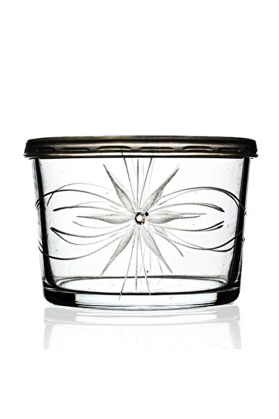 DECOCIA Şeffaf Kapaklı 3lü Reçellik Mira Desenli