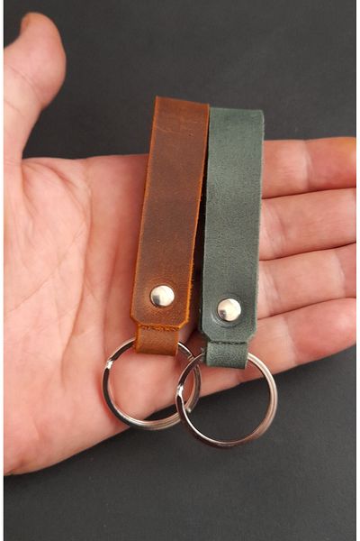 BSN Store 2 Pack Keychain ​​Real Leather Keychain