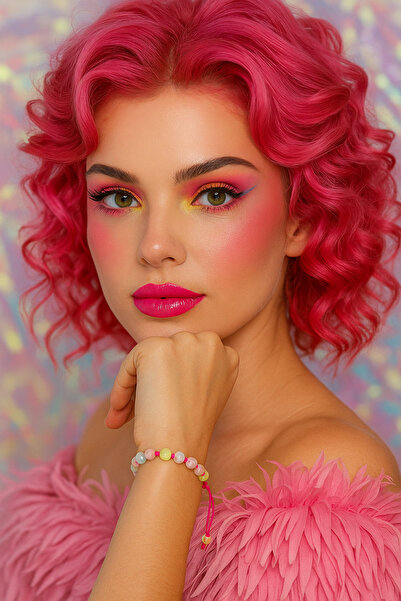 puffydik Colorful Matte Beaded Adjustable Macrame Bracelet – Handmade