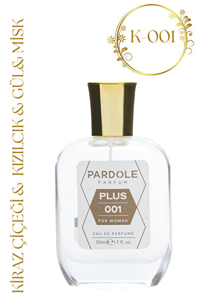 PARDOLE K-001 Floral Aromatik Favoris Parfum - 50 ml - Kiraz Çiçeği, Kızılcık...