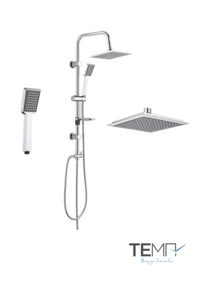 Eca Lia Banyo Bataryası + Tema Rain (tepe) Duş Seti