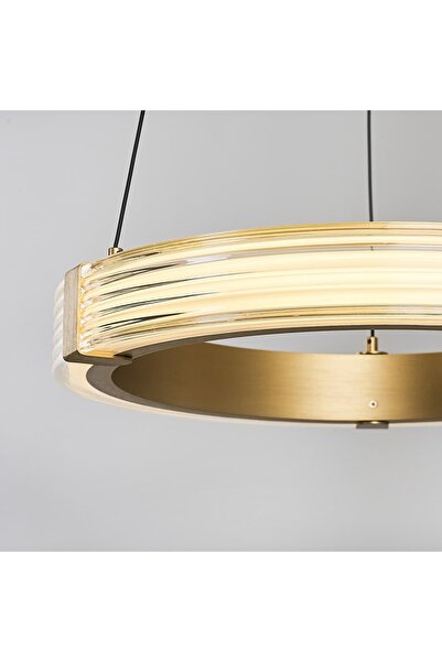 Özcan Aydınlatma Özcan Aydınlatma 2719-1A-03 Magose 40 Lık Çember Sarkıt Sarı