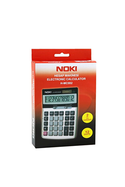 Noki Hesap Makinası 12 Hane Masa Üstü H-mc002