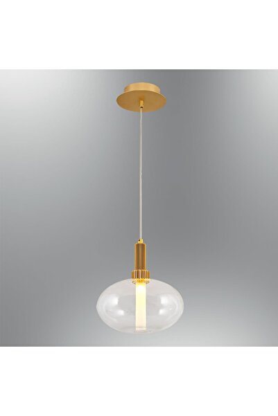 Özcan Aydınlatma Özcan Aydınlatma 4514S-1A-21 Tekli Sarkıt Yassı Cam