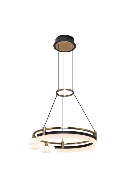 Özcan Aydınlatma Özcan Aydınlatma 5707-1A Modull 40Cm Sarkıt Avize Eskitme