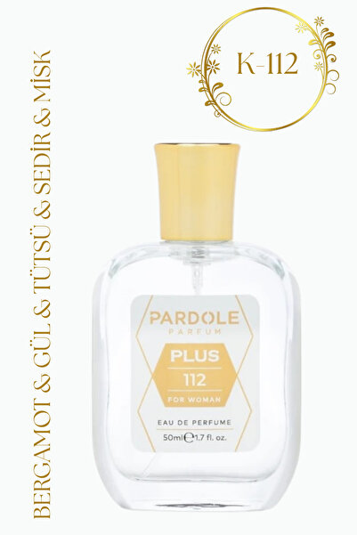 PARDOLE K-112 Çiçeksi, Odunsu Favoris Kadın Parfüm - 50 ml - Bergamot, Gül, T...