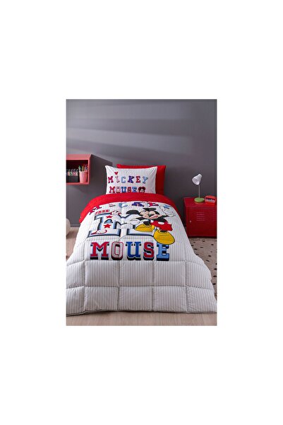 Özdilek Mickey Mouse Collage Tek Kişilik Disney Lisanslı Lastikli Fitted Çarşaf Çocuk Uyku Seti