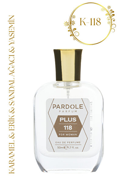 PARDOLE K-118 Odunsu Çiçeksi Favoris Kadın Parfüm - 50 ml - Karamel, Erik, Sa...