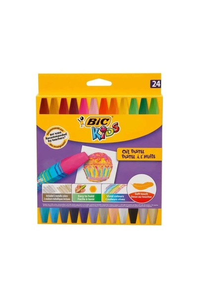 Bic 24 Lü Pastel Karton Kapak