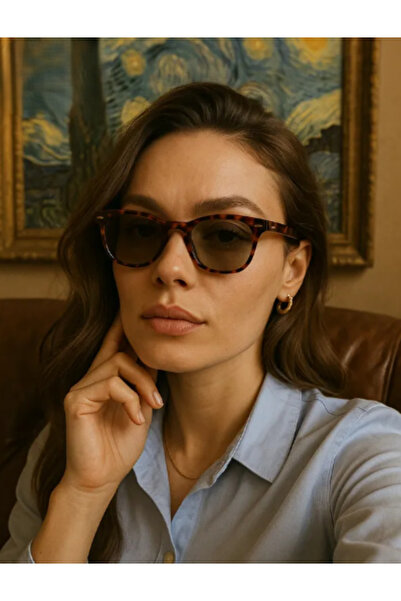 MONAL نظارات شمسية ليوبارد واي فارر زجاج بني ملون