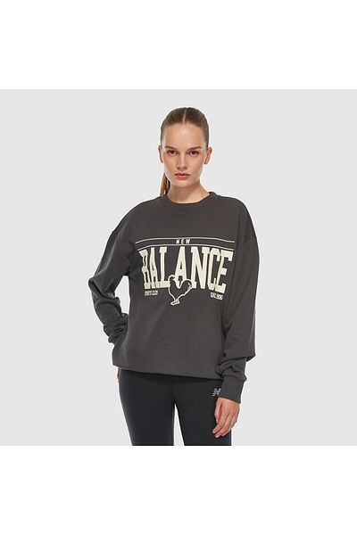 New Balance Unc3401 Anthracite Unisex Φούτερ