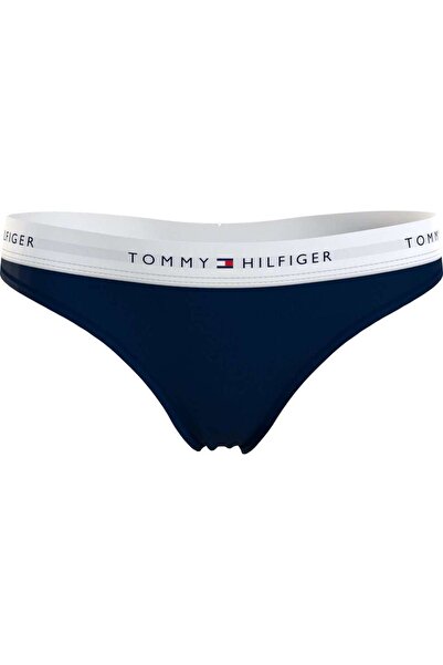 Tommy Hilfiger Kadın Marka Logolu Elastik Bantlı Günlük Kullanıma Uygun Lacivert Külot UW0UW03835 DW