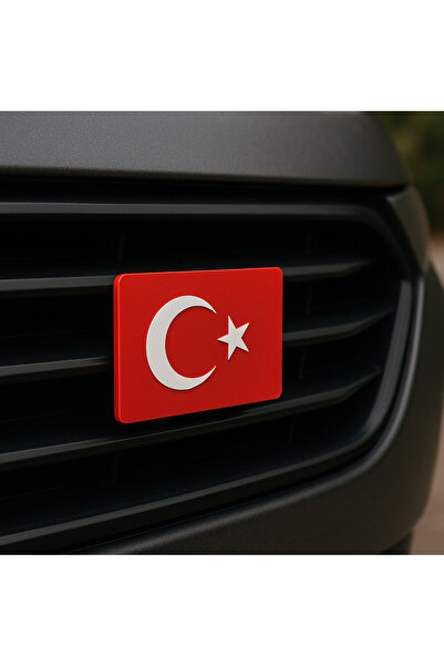 Teknotik Türk Bayrağı Pleksi Panjur Arması Vidalı