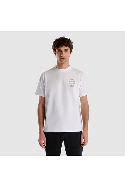 New Balance Mnt1513 Λευκό ανδρικό μπλουζάκι