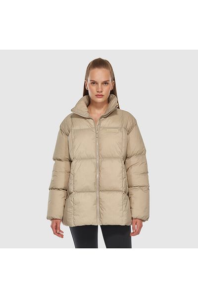 New Balance Wnj3425 Beige Women's Coats & Vests
