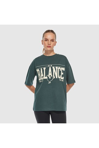 New Balance Unt3401 Dark Green Unisex T-Shirt