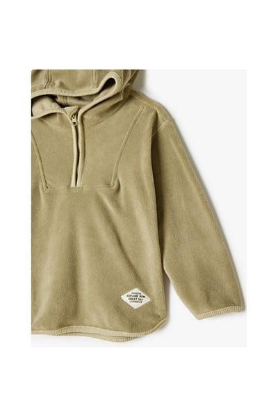 Koton Polar Sweatshirt Stand Collar Half Zipper Long Sleeve