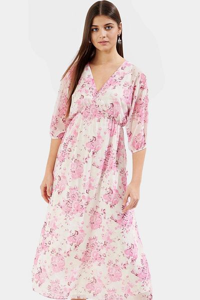 PayBuy Chiffon Maxi Dress Abstract Pattern Comfortable Summer Long Lasting Professional Look High Quality