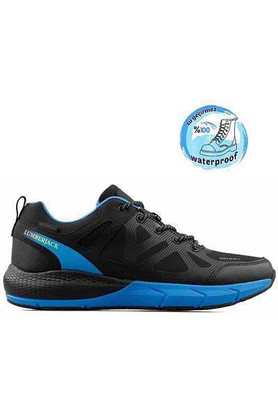 lumberjack Rursa rezistentă la intemperii ®   Pantofi sport pentru exterior Softshell pentru bărbați - ALBASTRU
