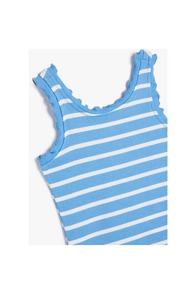 Koton Athlete Strap Ribbed Frilly Detailed