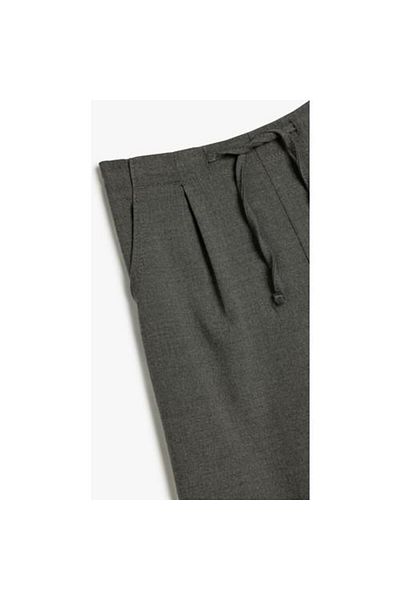 Koton Wide Leg Trousers with Elastic Waist