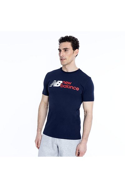 New Balance 1354 Men's Navy Blue Round Neck T-Shirt