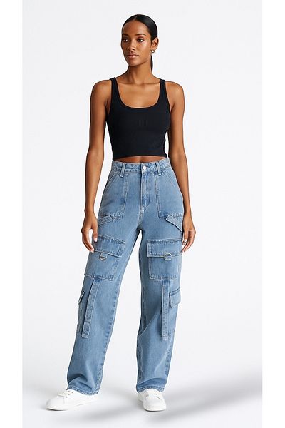 NiceLook Women's oversized jeans