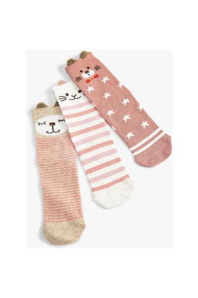 Koton Set of 3 Colorful Patterned Socks