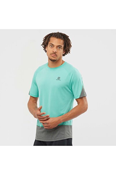 Salomon Lc1721600 Cross Run Men's T-Shirt Green