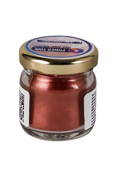 POWER TIME EPOXY Sedefli Metalik Toz Pigment Boya 10 gram / Şarap Kırmızısı / Epoksi Için